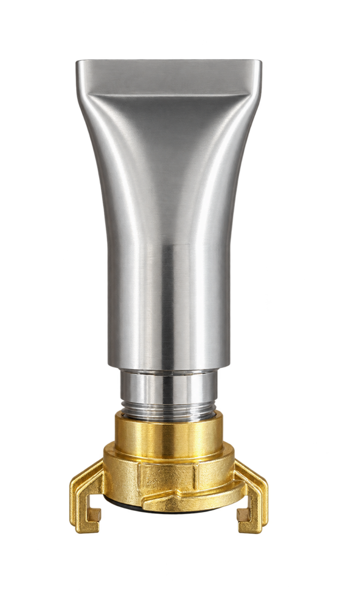 Flat steel GEKA nozzle