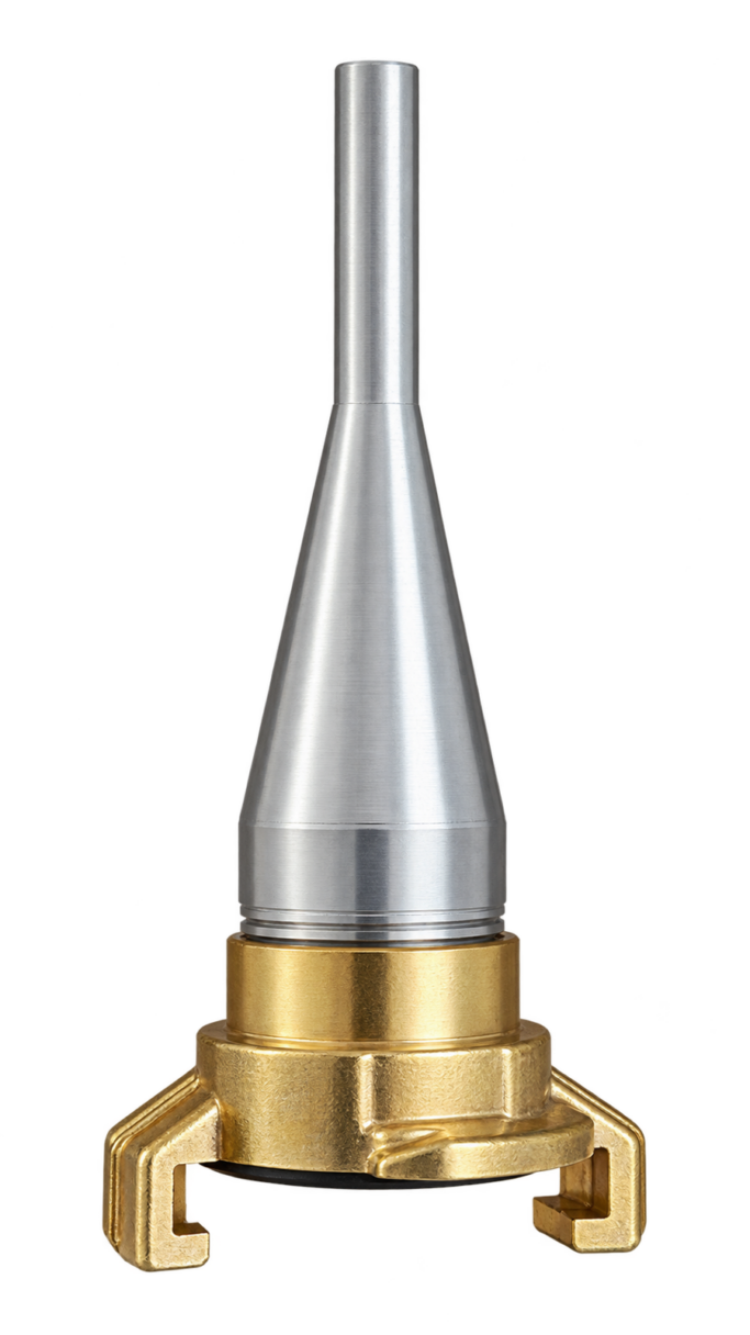 Narrow steel GEKA nozzle